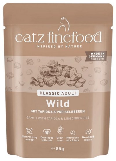 Catz Finefood Classic N.09 Dziczyzna saszetka 85g