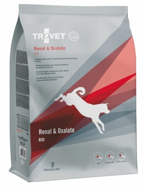 Trovet RID Renal & Oxalate dla psa 12,5kg
