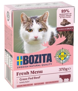 Bozita z Wołowiną kawałki w sosie kartonik 370g