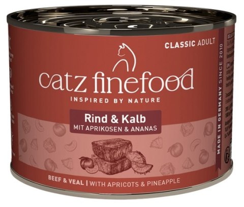 Catz Finefood Classic N.07 Wołowina i cielęcina puszka 200g