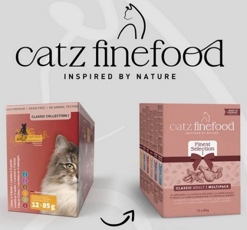 Catz Finefood Classic Finest Selection I saszetki multipack 12x85g