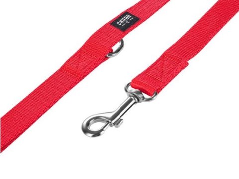 CHABA Smycz taśma L 20mm czerwona