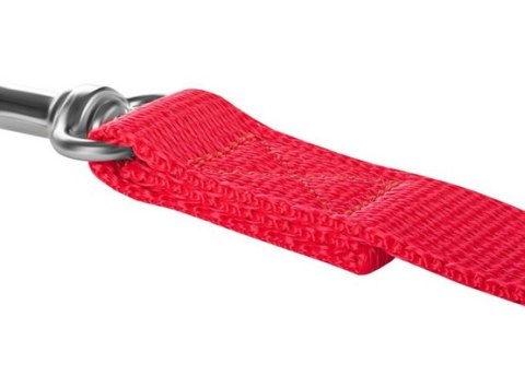 CHABA Smycz taśma L 20mm czerwona