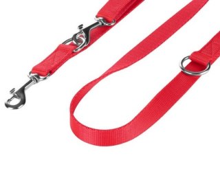 CHABA Smycz taśma regulowana L 20mm/260cm czerwona