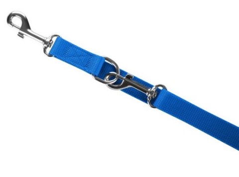 CHABA Smycz taśma regulowana M 16mm/260cm niebieska