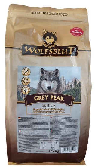 Wolfsblut Dog Grey Peak Senior - koza i bataty 2kg