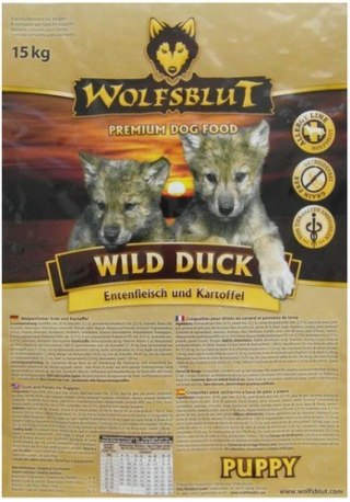 Wolfsblut Dog Wild Duck Puppy - kaczka i bataty 2kg