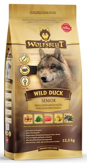 Wolfsblut Dog Wild Duck Senior - kaczka i bataty 2kg