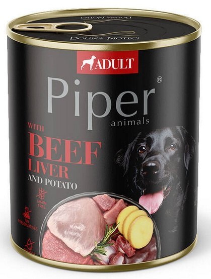 Piper Pies Wątroba wołowa i ziemniaki puszka 800g
