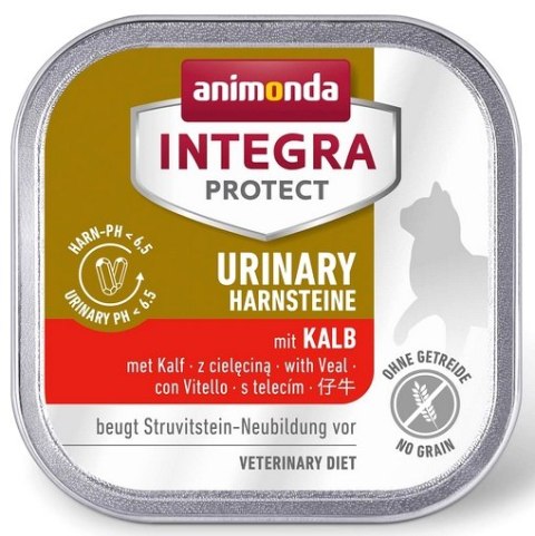 Animonda Integra Protect Urinary Harnsteine dla kota - z cielęciną tacka 100g
