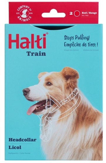 Halti Kantarek - obroża uzdowa rozmiar 2 czerwona