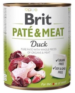 Brit Pate & Meat Dog Duck puszka 800g
