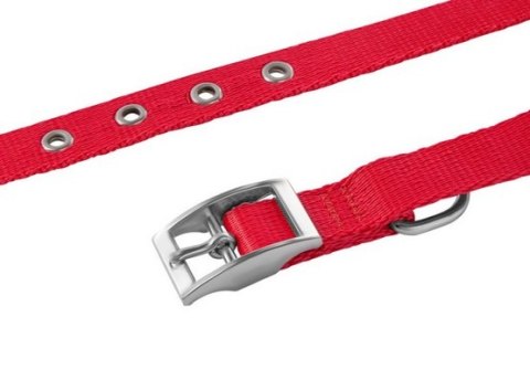 CHABA Obroża Gładka Lux S czerwona