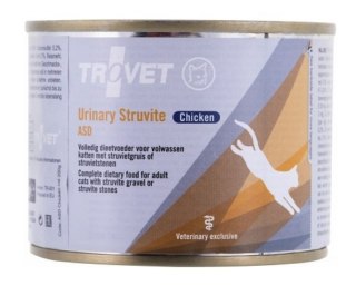 Trovet ASD Urinary Struvite dla kota kurczak puszka 200g