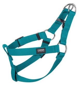 CHABA Szelki taśma regulowane nr 1 - obwód 40cm morskie