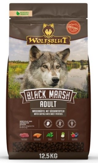 Wolfsblut Dog Black Marsh - bawół i dynia 12,5kg