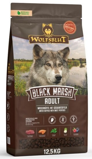 Wolfsblut Dog Black Marsh - bawół i dynia 12,5kg