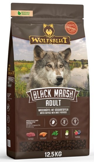 Wolfsblut Dog Black Marsh - bawół i dynia 12,5kg