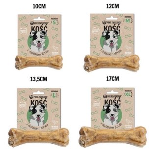Paka Zwierzaka Kość z dodatkiem strusia S 10cm