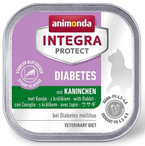 Animonda Integra Protect Diabetes dla kota - z królikiem tacka 100g