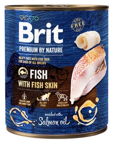 Brit Premium By Nature Fish & Fish Skin puszka 800g