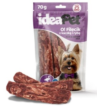 IdeaPet O! Fileciki z kaczką i rybą 70g