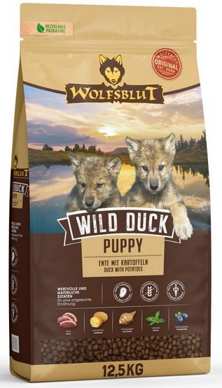 Wolfsblut Dog Wild Duck Puppy - kaczka i bataty 12,5kg