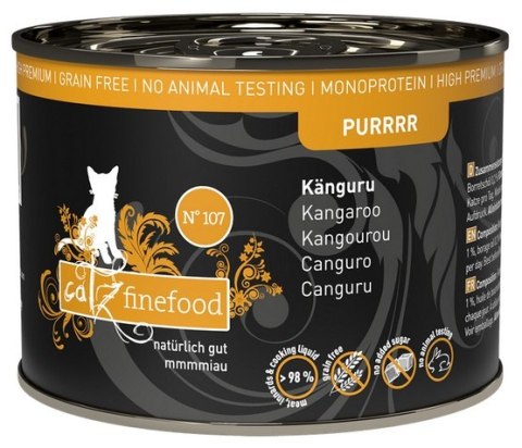 Catz Finefood Pure (Purrrr N.107) Kangur puszka 200g