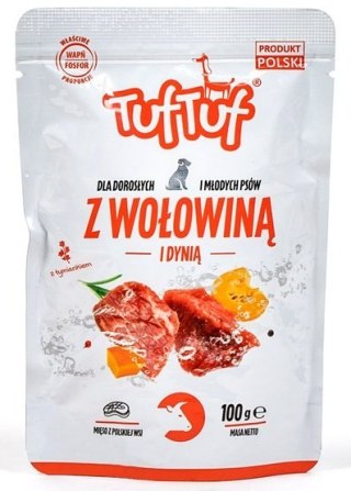 TUF TUF Wołowina z dynią dla psa saszetka 100g