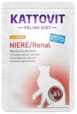 Kattovit Feline Diet Niere/Renal kurczak saszetka 85g