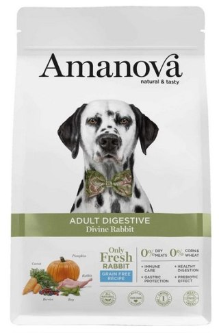 Amanova Dog Adult Digestive Divine Rabbit - królik 10kg