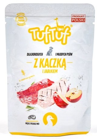 TUF TUF Kaczka z jabłkiem dla psa saszetka 500g [termin ważności: 26.03.2026]