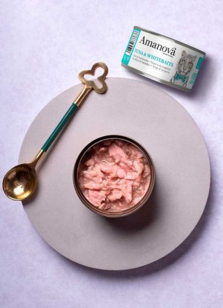 Amanova Cat Tuna & Whitebaits - tuńczyk i białoryby w bulionie puszka 70g [09]