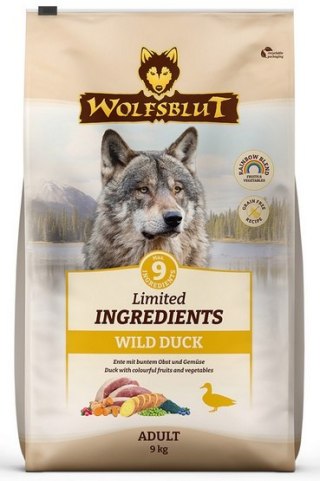 Wolfsblut Dog Limited Ingredients Wild Duck - kaczka i ziemniaki 9kg