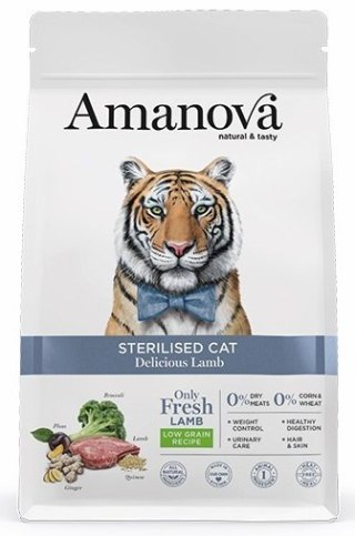 Amanova Cat Sterilised Delicious Lamb - jagnięcina 4kg