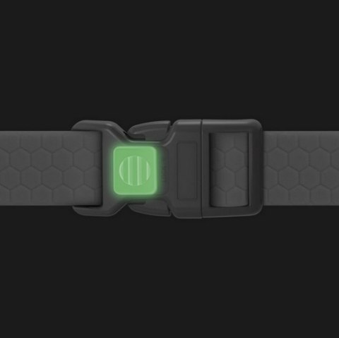 Collar Waterproof Obroża wodoodporna z QR-paszportem, plastikowy fastex, M 20mm/28-40cm czerwona