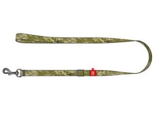 Collar WauDog Nylon Smycz nylonowa regulowana L-XXL 25mm/152-183cm, wzór MILITARY