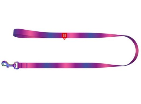 Collar WauDog Recycled Smycz nylonowa, gradient S 15mm/122cm fioletowy