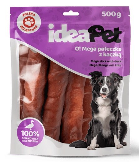 IdeaPet Mega pałeczka z kaczką 500g