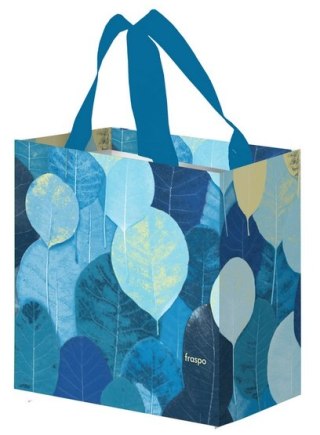 Torba Mini Kolorowe Listki 10L niebieskie