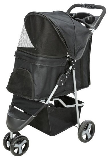 Trixie Wózek dla zwierząt 47x100x80cm czarny [TX-28958]