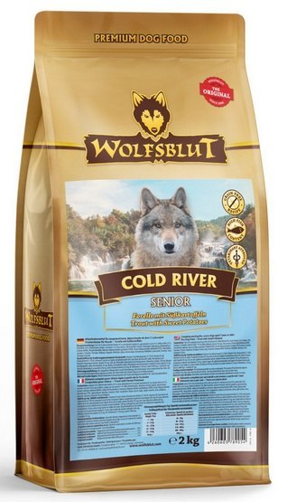 Wolfsblut Dog Cold River Senior - pstrąg i bataty 2kg