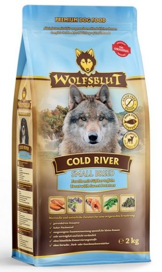 Wolfsblut Dog Cold River Small - pstrąg i bataty 2kg
