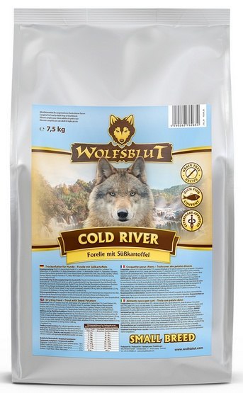 Wolfsblut Dog Cold River Small - pstrąg i bataty 7,5kg