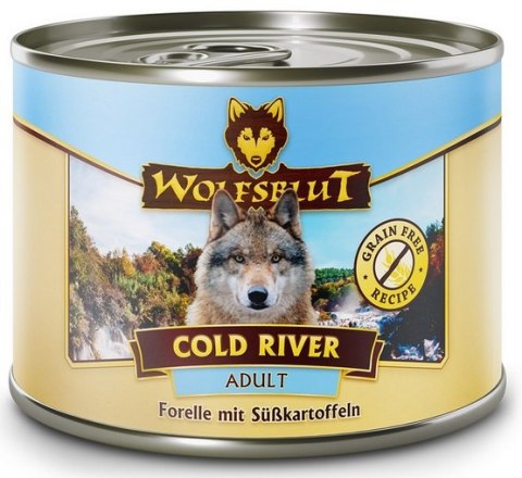 Wolfsblut Dog Cold River - pstrąg i bataty puszka 200g