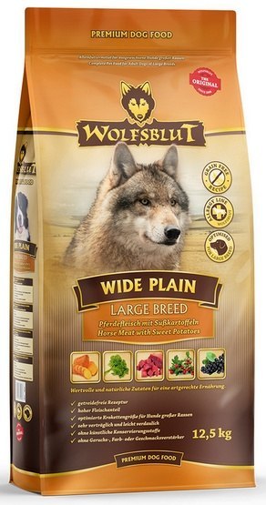 Wolfsblut Dog Wide Plain Large Breed - konina i bataty 2kg