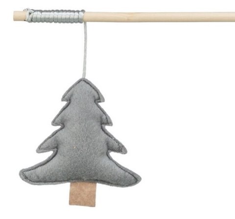 Trixie Zabawka Świąteczna dla kota Wędka z choinką 48cm [TX-924503]