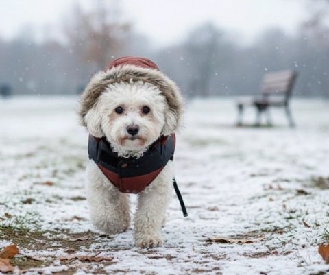 Zolux Kurtka puchowa dla psa New Mountain R.45 ceglasta