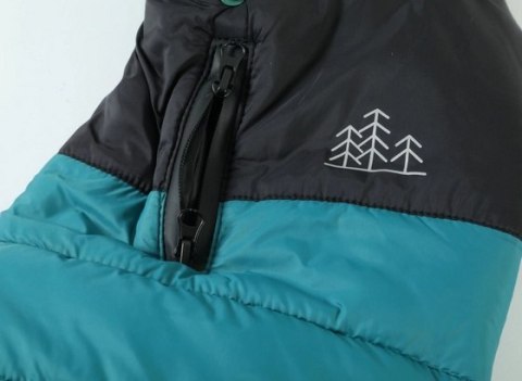 Zolux Kurtka puchowa z szelkami dla psa R.35 niebieska