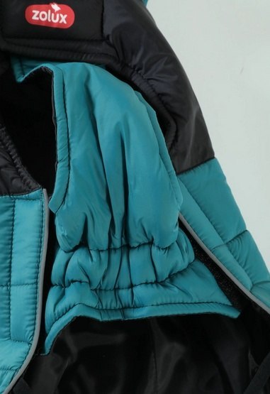 Zolux Kurtka puchowa z szelkami dla psa R.40 niebieska